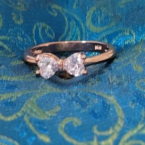 925S Silver Bow Bow Ring